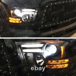 TRIBAL DESIGN 2013-2017 2018 Dodge Ram 1500 2500 3500 Dual OLED Tube Headlight
