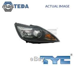 Tyc Left Headlight Headlamp 20-11966-15-2 G New Oe Replacement