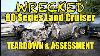Will This De Stroyed Toyota Land Cruiser Run Part 1 The Teardown U0026 Assessment How Bad Is It