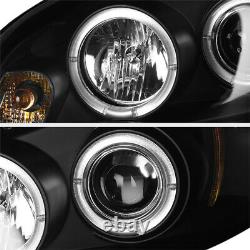 06-07 Chevy Monte Carlo/06-13 Impala Halo Led Drl Lampe Phare De Projecteur Noir