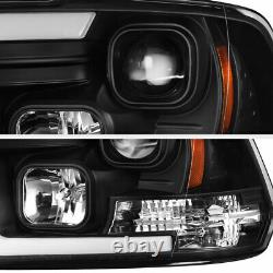 09-18 Dodge Ram Ram Pickup Led Neon Tube C-shape Drl Projecteur Phare Lampe Black