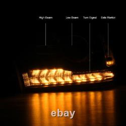 13-18 Dodge Ram 1500/2500/3500 Style Usine Noir Led Projecteur Phare