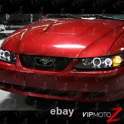 1999 2000 2001 2002 2003 2004 Ford Mustang V6 V8 Black Halo Rim Phares Lampes