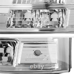 1pc Phare / Bumper Signal Cristal Lampe 2003-2006 Chevy Silverado Ss V8 Camion