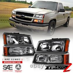 2003-2006 Chevy Silverado 1500 2500hd 3500hd 6pc Front+rear Phares Tail Lampe