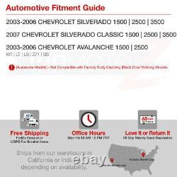 2003-2006 Chevy Silverado Conversion Pkg 03-05 Phares Led Avalanche Noir