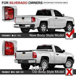 2014-2018 Chevrolet Silverado 1500 Sinister Black Smoke Led Tail Lights