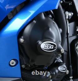 Caches de carter moteur R&G noirs (côté gauche) Suzuki GSX-R1000 2017 2020