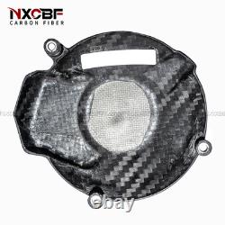 Carénage de l'alternateur du moteur côté gauche en fibre de carbone pour Honda CBR1000RR 2017-2019