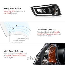 Chargeur Dodge 2011-2014 Black Beast Projecteur De Tube Tron Neon Lampes Phares