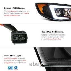 Dernière Design Tube Oled Lampes Phares Noires Pour 08-14 Subaru Impreza Wrx