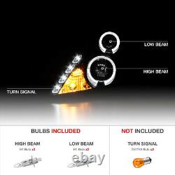 Jdm Black Halo Angel Eye Projector Lampe Phare Pour Toyota Celica Gt/gts 00-05
