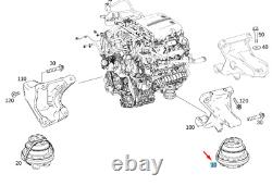 MERCEDES-BENZ AMG GT C190 Support Moteur Côté Gauche A1902403300 NEUF D'ORIGINE