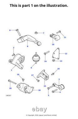 Montage authentique Land Rover côté gauche du moteur pour Freelander KKB000090