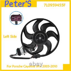 Moteur de ventilateur de refroidissement du moteur côté gauche 7L0959455F pour Porsche Cayenne 9PA 2003-2010