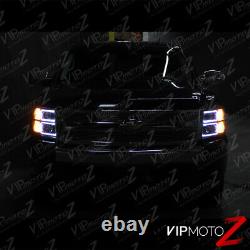 Neon Optic Tube 2007-2013 Chevy Silverado Black Projector Halo Phares Lampe