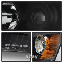 Pour 02-05 Audi A4 S4 B6 Sedan Wagon 1.8 3.0 Quattro Black Headlight Left+right