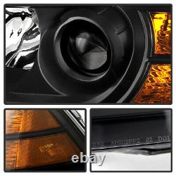 Pour 04-06 Acura MDX Base / Touring Phare Avant Noir Lampe D'assemblage Gauche Droite