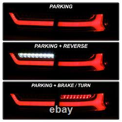 Pour 04-08 Acura Tsx Full Led Rouge Lens Clair Oled Neon Tube Tail Lampe De Frein Léger