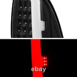 Pour 05-15 Toyota Tacoma Prerunner Xrunner Trd Black Led Neon Tube Tail Light Set