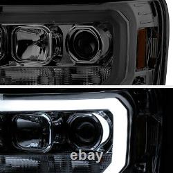 Pour 07-13 Gmc Sierra Smoke Oled Neon Tube Denali Style Remplacement Des Phares