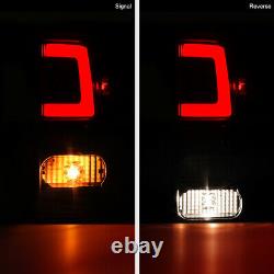 Pour 07-13 Toyota Tundra Neon Tube Lampe De Queue De Frein Arrière À Led Noire