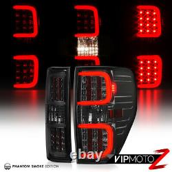 Pour 09-14 Ford F150 Cyclope Optic Tube Smoke Led Tail Lights Arrière Stationnement Set