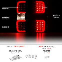 Pour 09-14 Ford F150 Cyclope Optic Tube Smoke Led Tail Lights Arrière Stationnement Set