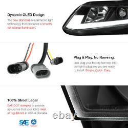 Pour 12-15 CIVIC Coupe Sedan Fb Fg Black Tron Tube Drl Projector Lampe Phare