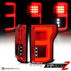 Pour 15-20 Ford F150 Blind Spot Sensor Models Red Led Light Bar Tail Lampe De Frein
