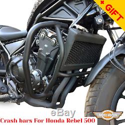 Pour Honda Rebel 500 Crash Barres Porte Latéral Pour Rack CMX 500 Pannier Garde Moteur