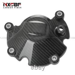 Pour Yamaha R1/M/S 2015-2019 Couverture de Carter Moteur Côté Gauche en Fibre de Carbone 100%