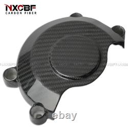 Pour carénage de couvercle de carter moteur gauche en fibre de carbone Yamaha R6 2008-2016