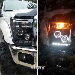 Projecteur Led Brightest Ccfl Halo 2011-2016 Ford F250 F350 F450 Sd