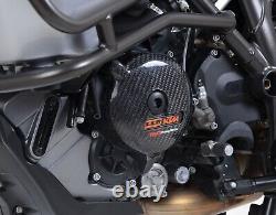 Protecteur de carter moteur en carbone R&G côté gauche pour KTM 1290 Super Duke GT 2019-2023