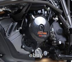 Protecteur de carter moteur en carbone R&G côté gauche pour KTM 1290 Super Duke GT 2019-2023