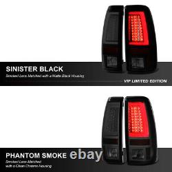 Sinister Black Pour 03-06 Silverado 1500 2500 3500hd Led Neon Brake Tail Light