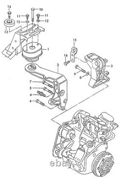 Support moteur côté conducteur pour VW T4 Transporter 1999 2.4 Aja 074199207m